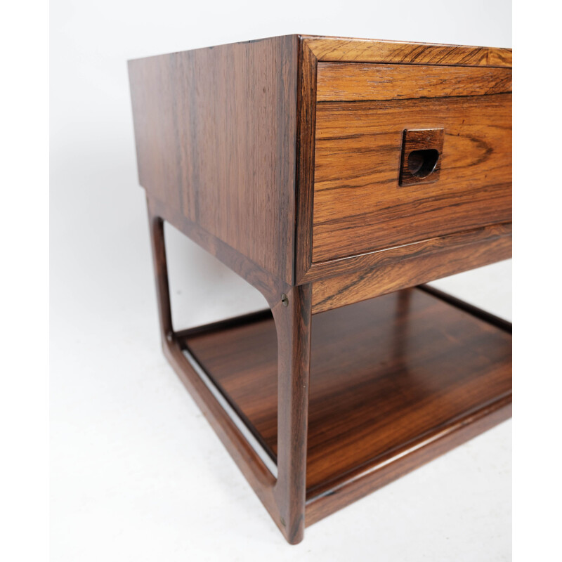 Vintage night stand in rosewood of danish design by Brouer, 1960s