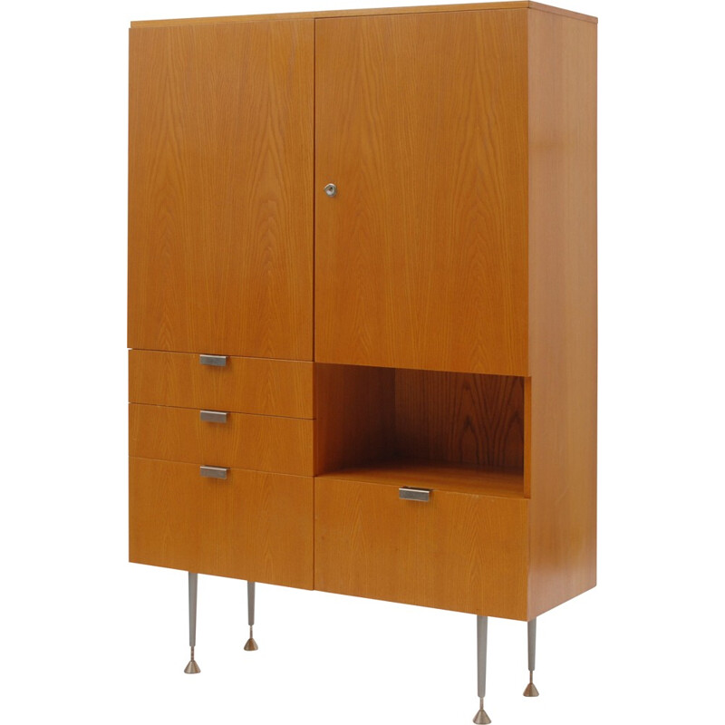 Český Nábytek secretary desk in beech wood - 1968