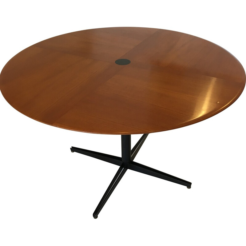Tecno table in wood, Osvaldo BORSANI - 1950s