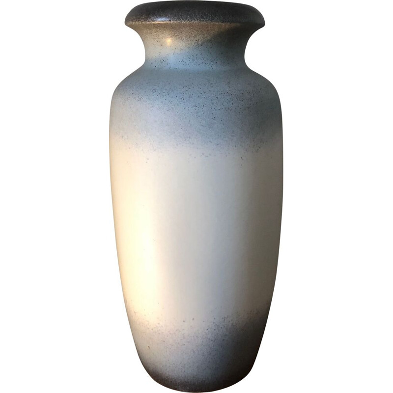 Vintage German Scheurich blue-grey vase, 1960