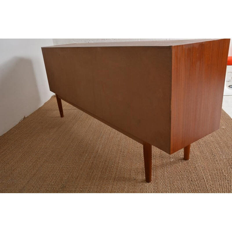 Enfilade scandinave vintage en teck massif de Nils Jonsson, Suède