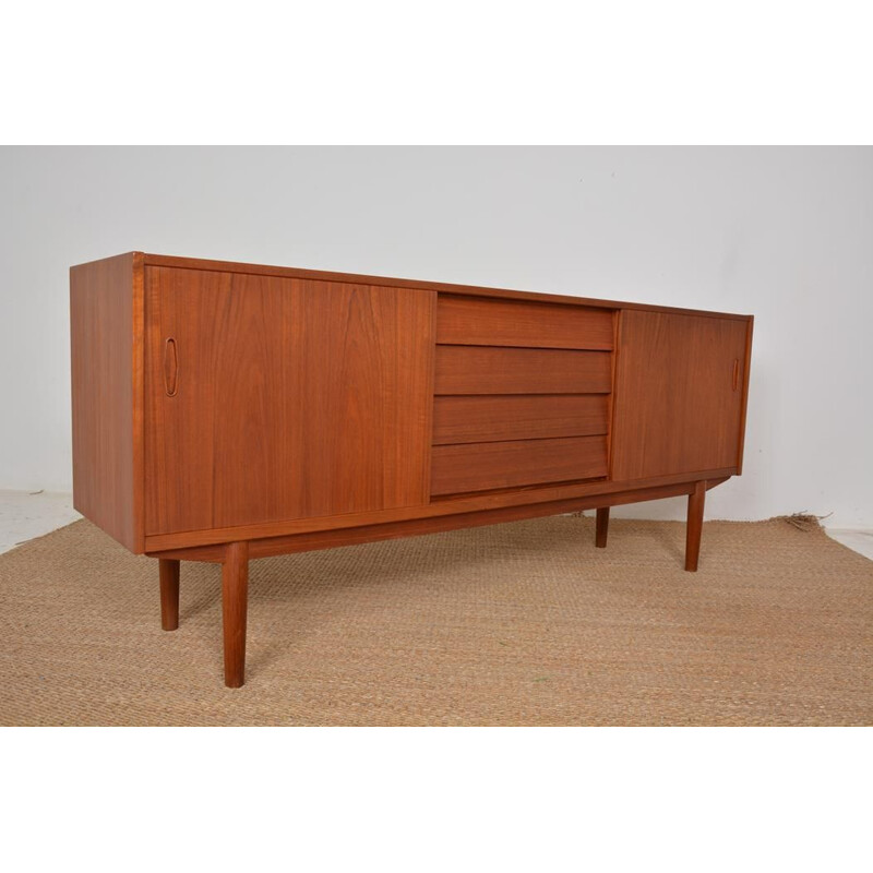 Scandinavian vintage sideboard in solid teak by Nils Jonsson, Sweden