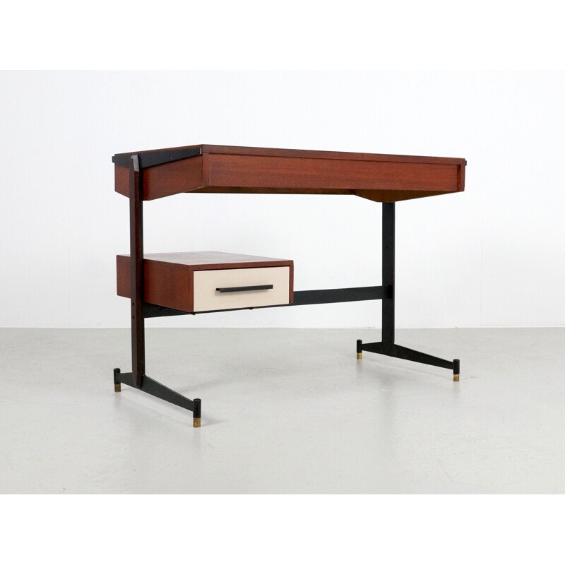 Little Italian desk in teak wood - 1950s