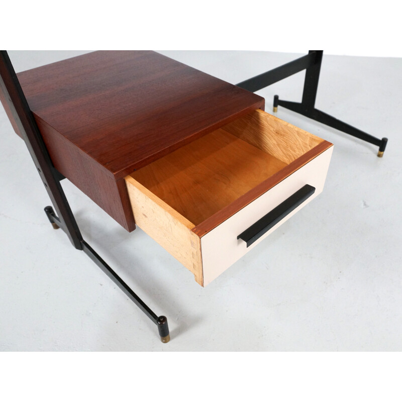 Little Italian desk in teak wood - 1950s