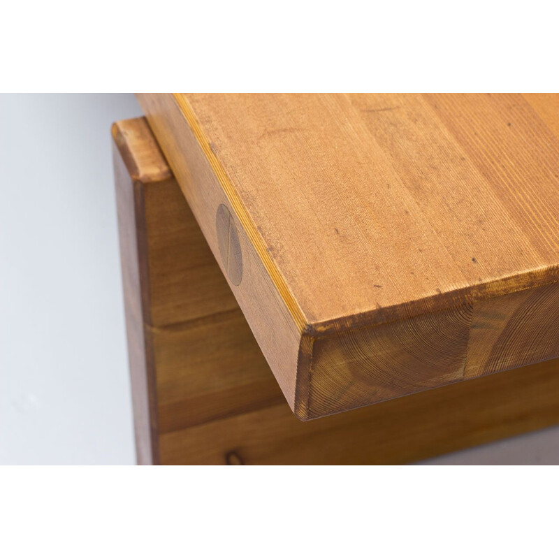Vintage solid pine bench by Roland Wilhelmsson for Karl Andersson & Sons, Sweden 1970s