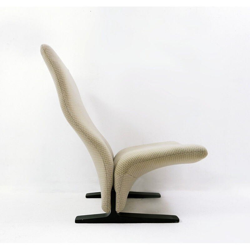 Vintage Concorde armchair without armrests by Pierre Paulin for Artifort, 1970