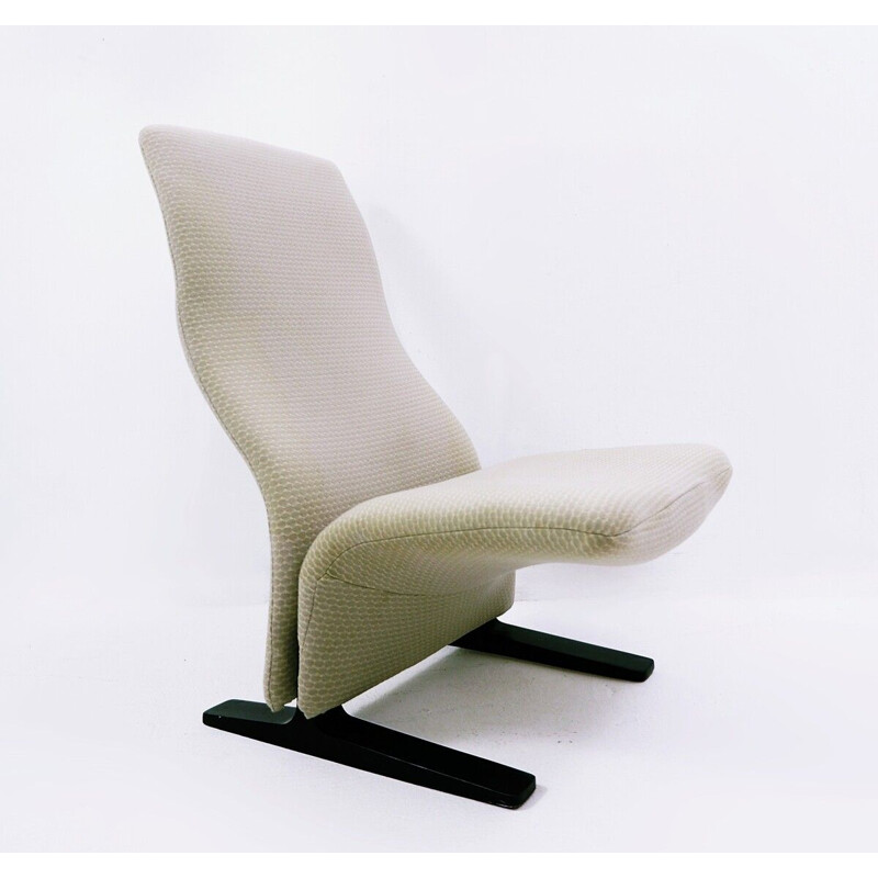 Vintage Concorde fauteuil zonder armleuningen van Pierre Paulin voor Artifort, 1970