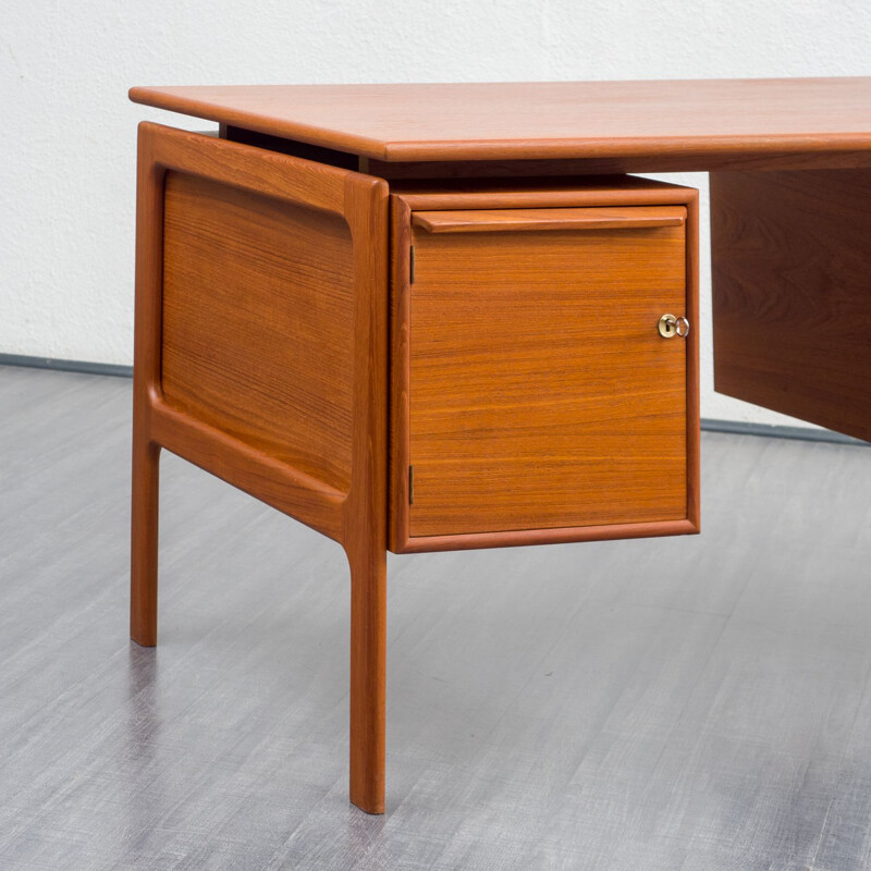Mid century Danish teak desk, 1960s