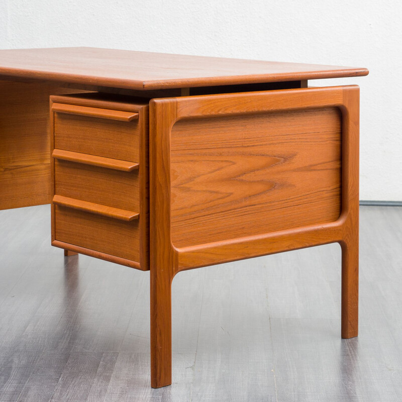 Mid century Danish teak desk, 1960s