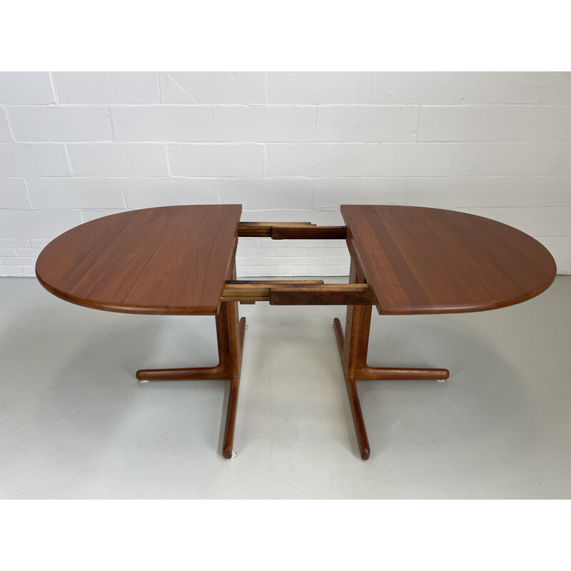 Vintage Danish extendable dining table, 1960s