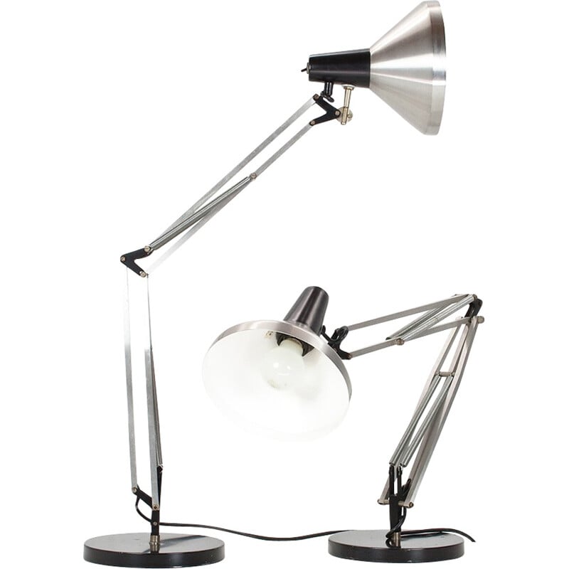 Pair of industrial Hala Zeist “Angelpoise” desk lamp - 1960s