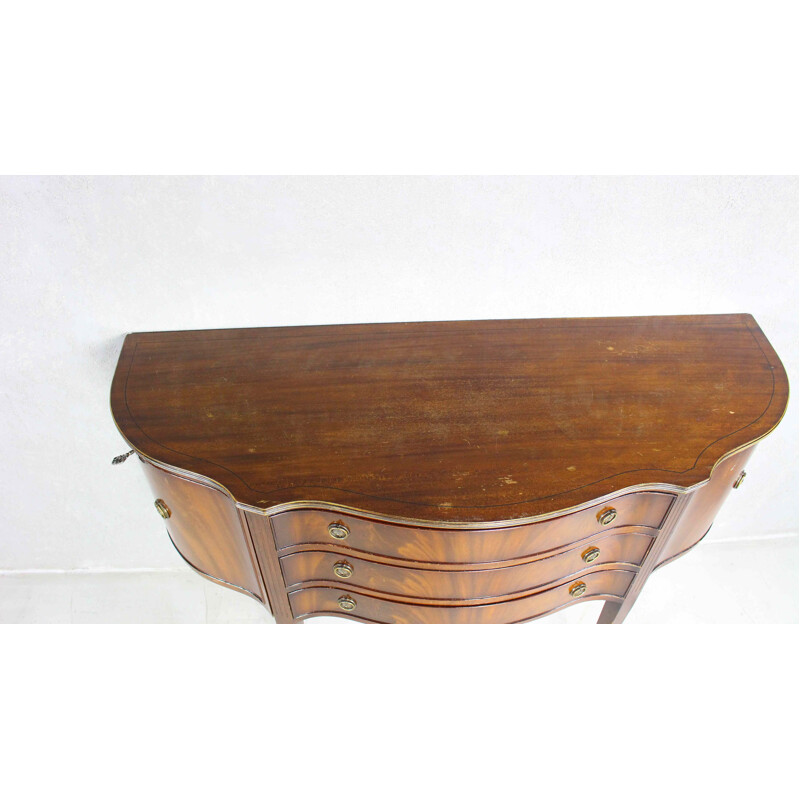 Vintage mahogany console by Jonathan Charles