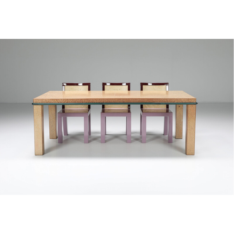 Mid century Memphis dining table by Ettore Sottsass, 1980s