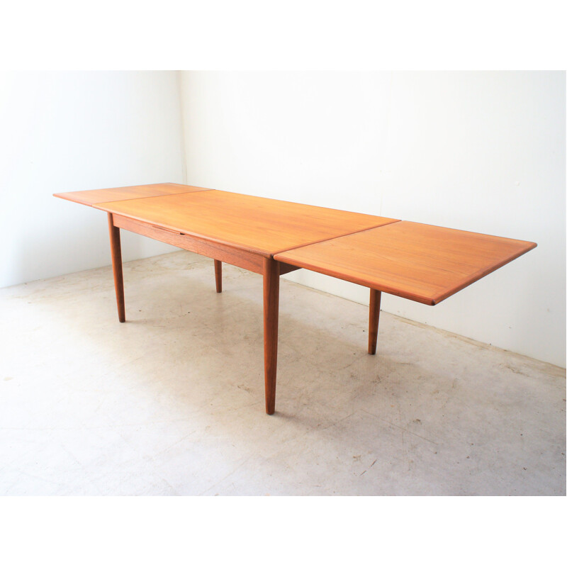 Scandinavian vintage teak table, 1960