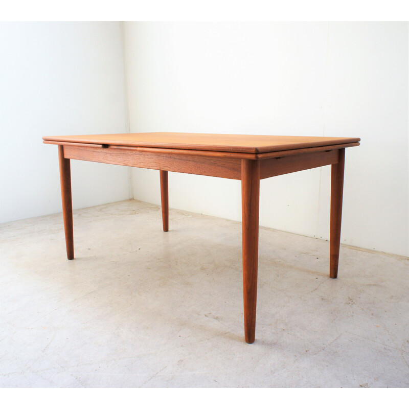 Scandinavian vintage teak table, 1960