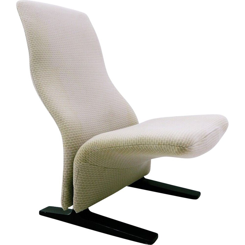 Vintage Concorde fauteuil zonder armleuningen van Pierre Paulin voor Artifort, 1970