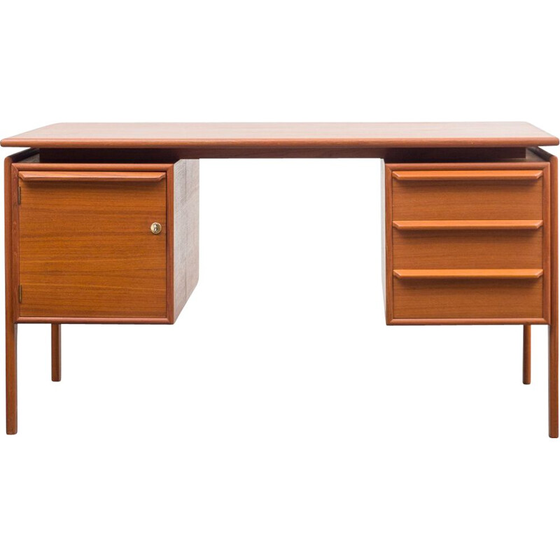 Mid century Danish teak desk, 1960s