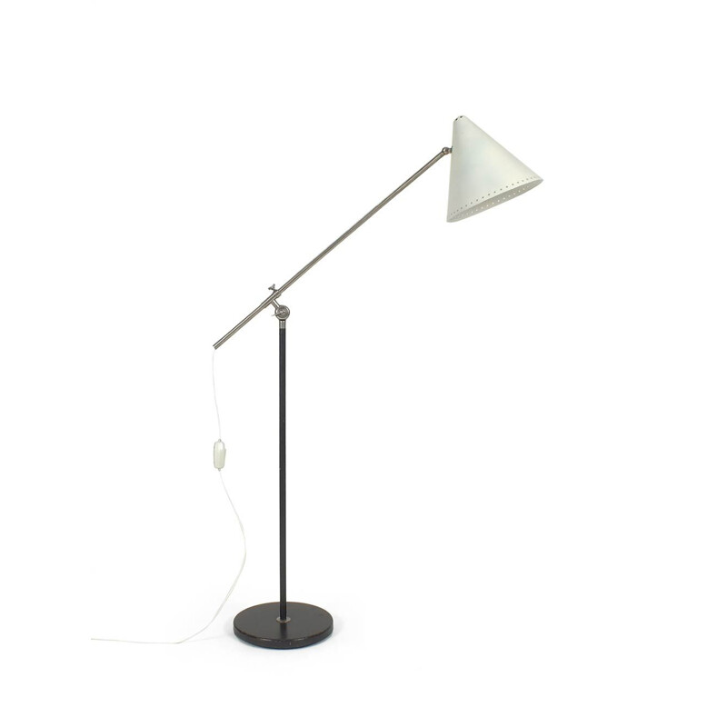 Mid century floor lamp by F. Fiedeldij for Artimeta, Netherlands 1955