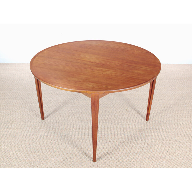 Scandinavian vintage teak table by Rosengren Hansen