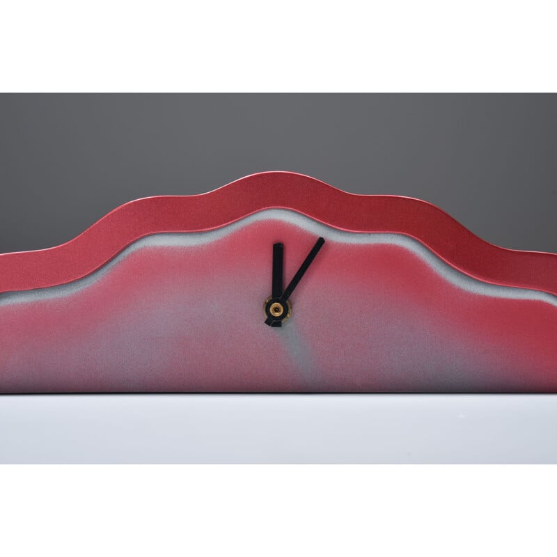 Mid century Memphis clock by Ettore Sottsass, 1980s