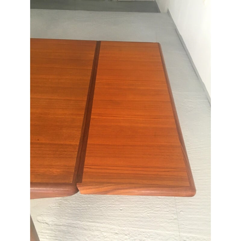 Scandinavian vintage table in solid teak by Johannes Andersen, 1960