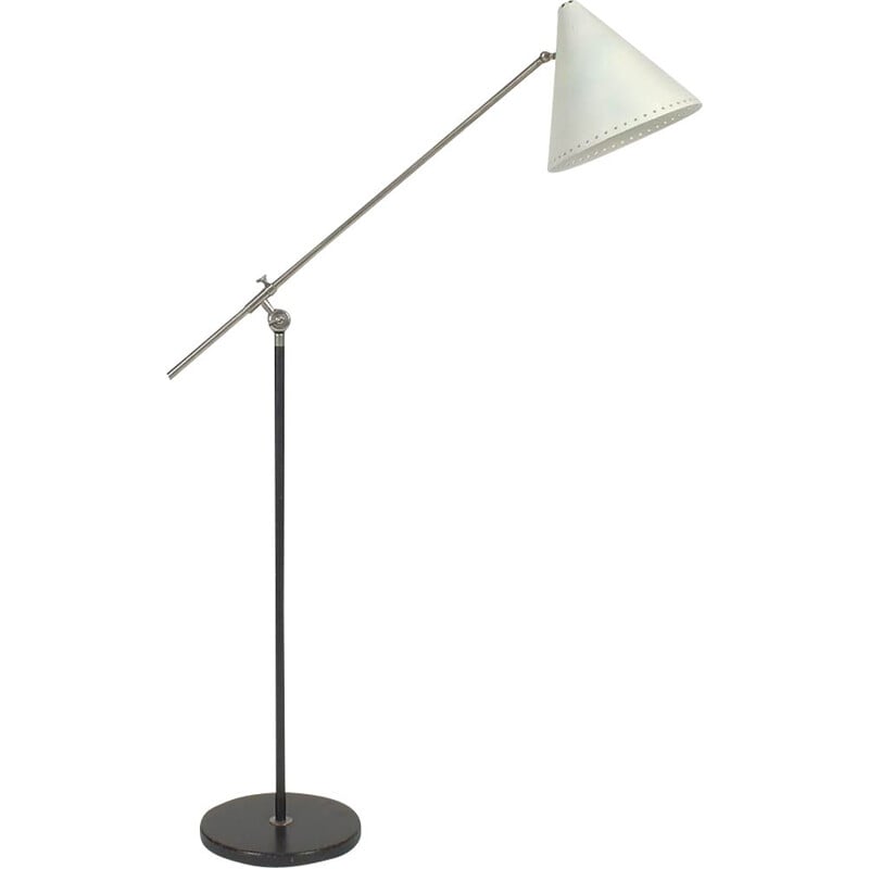 Mid century floor lamp by F. Fiedeldij for Artimeta, Netherlands 1955