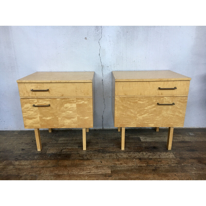 Pair of vintage night stands, 1950-1960