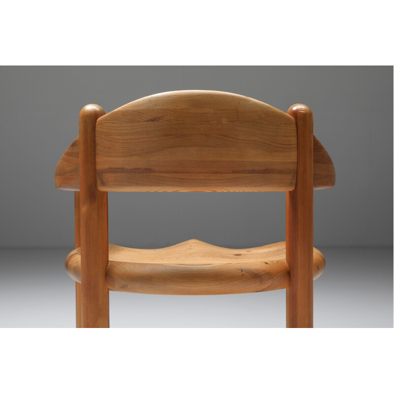 Mid century pine carver chairs by Rainer Daumiller for Hirtshals Sawmill, Denmark 1970s