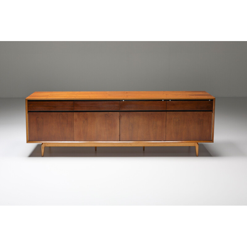 Rosewood & walnut vintage Madison sideboard from De Coene, 1958