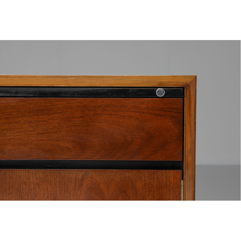 Rosewood & walnut vintage Madison sideboard from De Coene, 1958