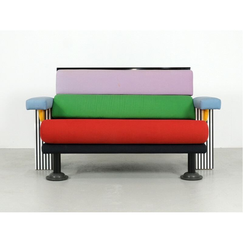 Memphis "Lido" mulitocolour sofa by Michele DE LUCCHI - 1982