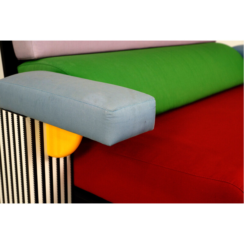 Memphis "Lido" mulitocolour sofa by Michele DE LUCCHI - 1982