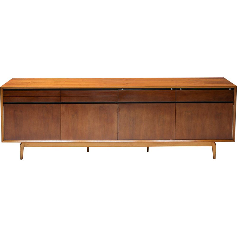 Rosewood & walnut vintage Madison sideboard from De Coene, 1958