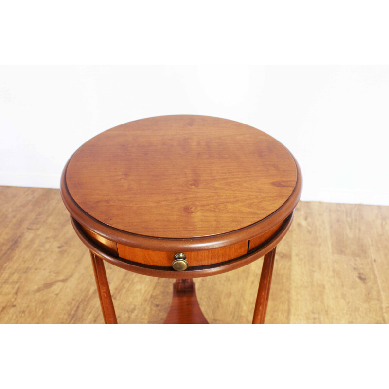 Vintage Art Deco pedestal table, 1970