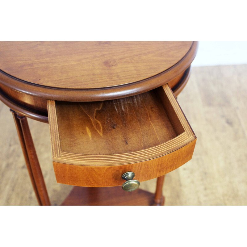 Vintage Art Deco pedestal table, 1970