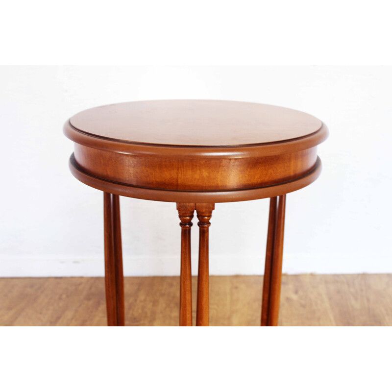 Vintage Art Deco pedestal table, 1970