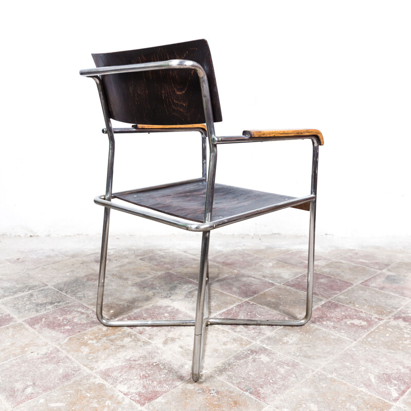 Paire de fauteuils vintage Thonet B 11 de Marcel Breuer, 1935
