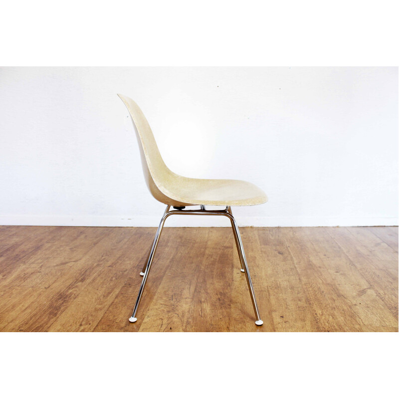 Chaise vintage modèle DSX en fibre de verre par Eames pour Interform, 1970