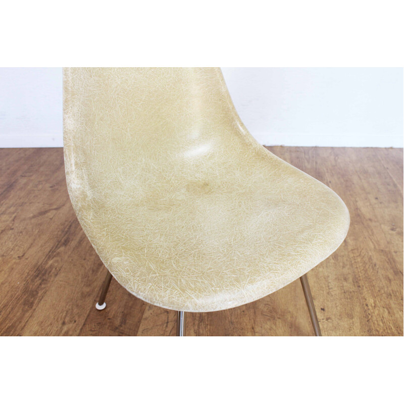 Chaise vintage modèle DSX en fibre de verre par Eames pour Interform, 1970