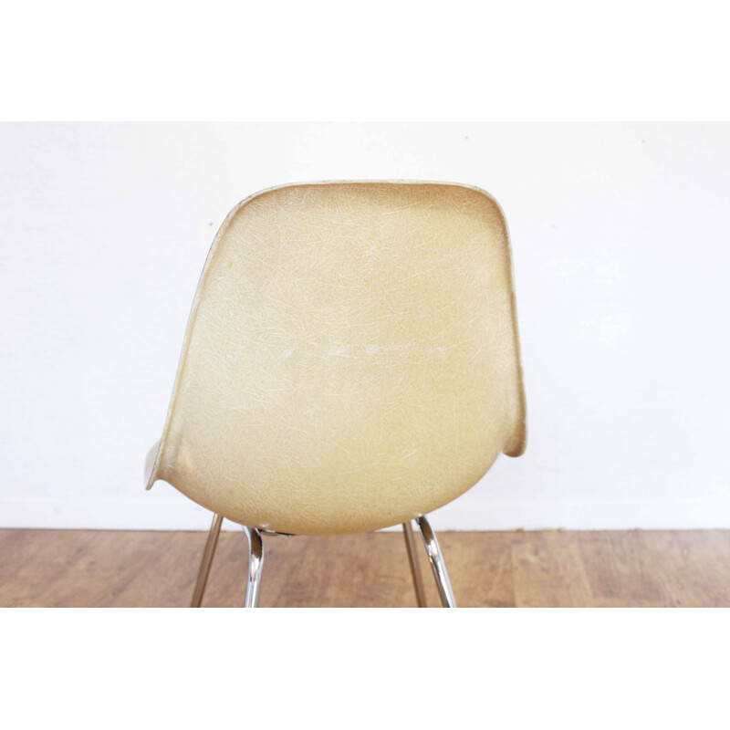 Chaise vintage modèle DSX en fibre de verre par Eames pour Interform, 1970