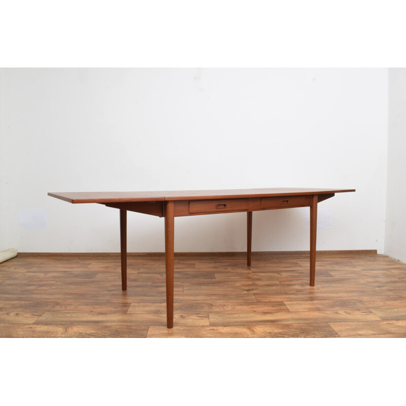 Mid-century Danish teak dining table, 1960s