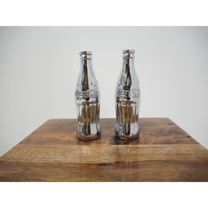 Vintage Coca Cola salt and pepper set shakers