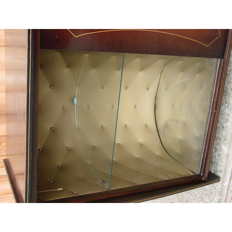 Mid century bar cabinet with gramophone, 1960s