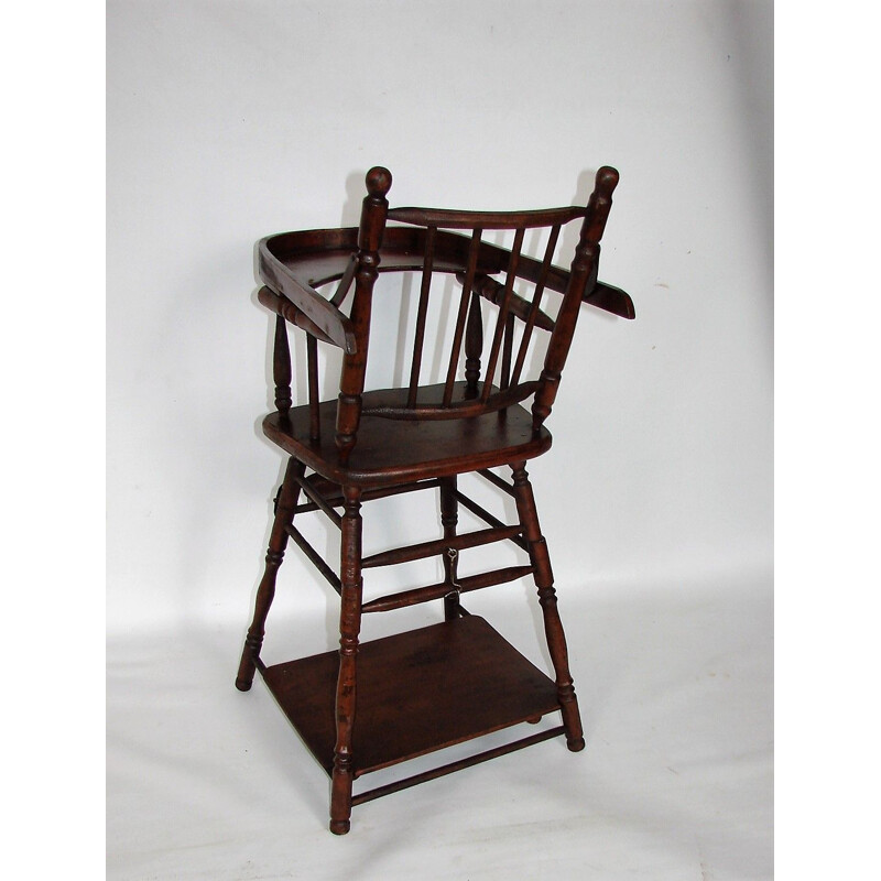 Wooden vintage children's chair, 1930s