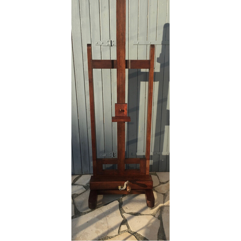 Vintage wooden painter's easel