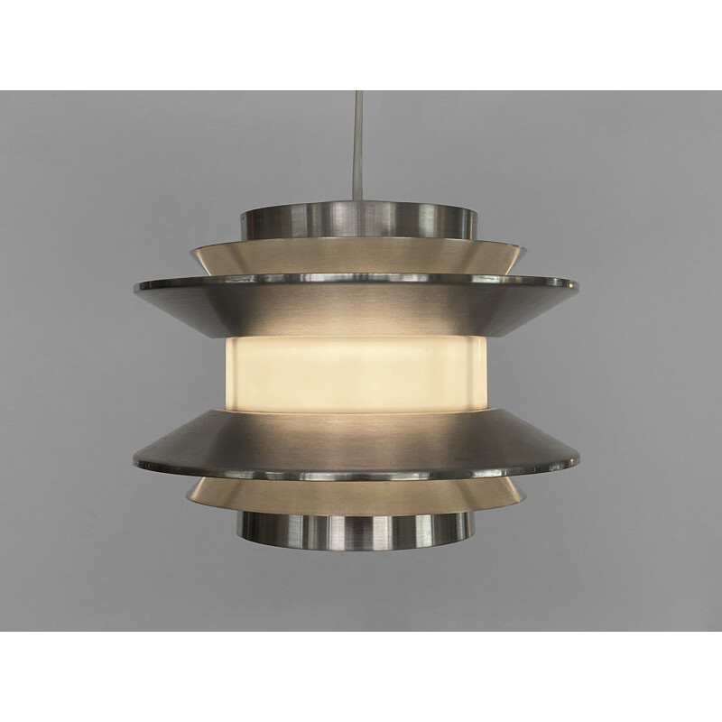 Vintage "Trava" pendant lamp by Carl Thore for Granhaga Metallindustri, Sweden 1970s