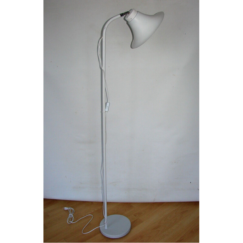 Vintage vloerlamp van staal en aluminium, 1990