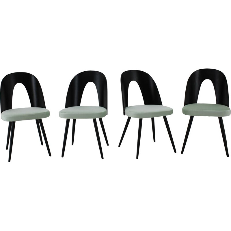 Set of 4 vintage dining chairs by Antonin Suman, Czechoslovakia 1960s