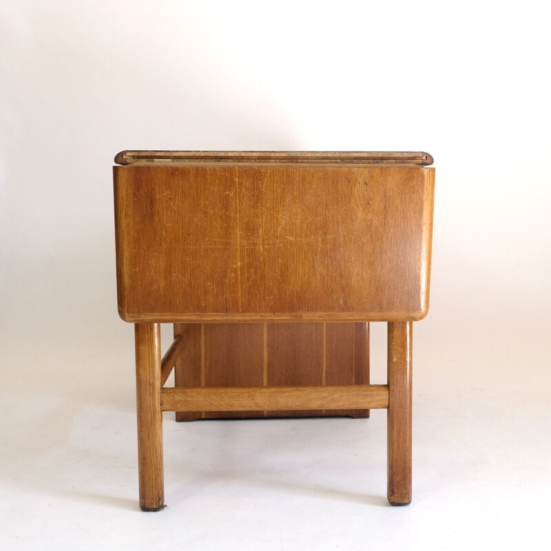 Vintage American desk with flap, 1950