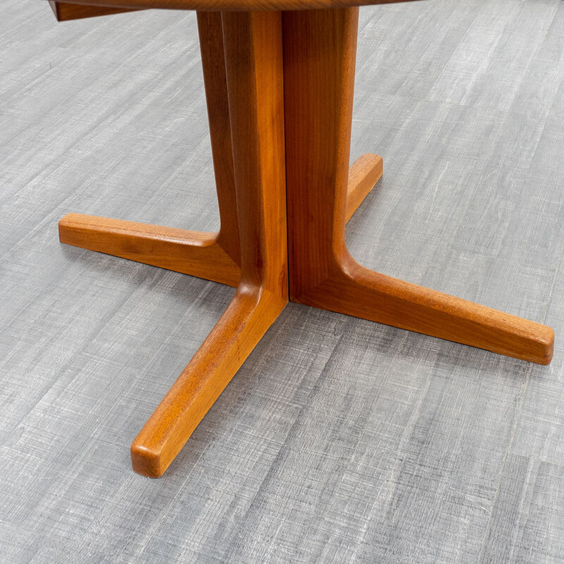 Vintage extendable teak dining table, Denmark 1970s